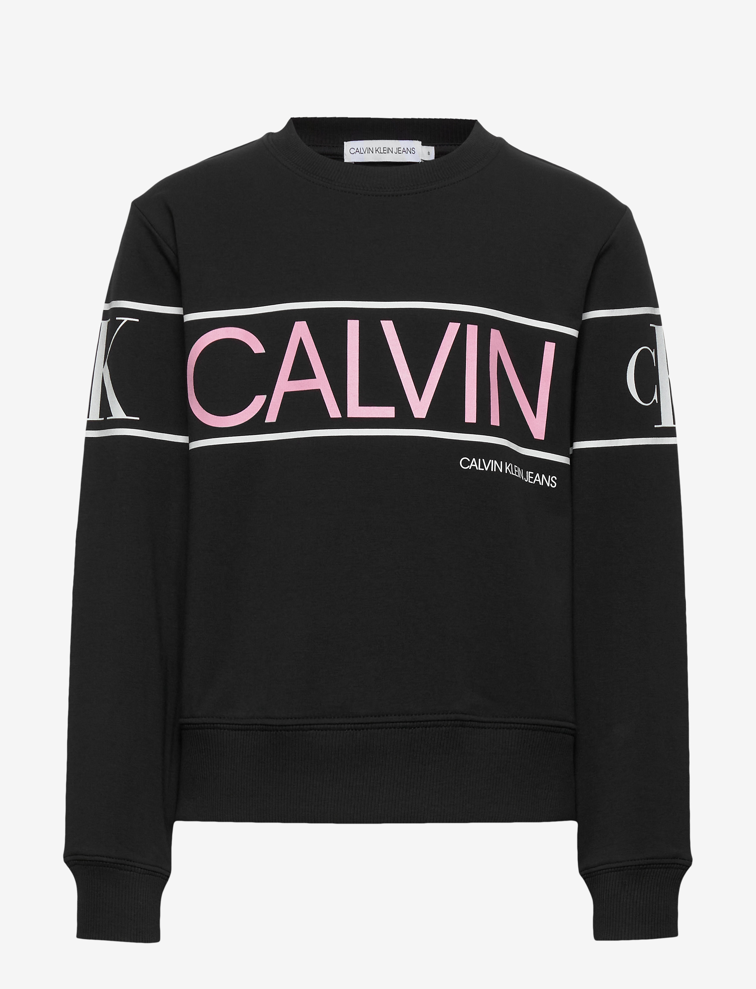 Calvin Klein - CALVIN LOGO SWEATSHIRT - ck black - 0