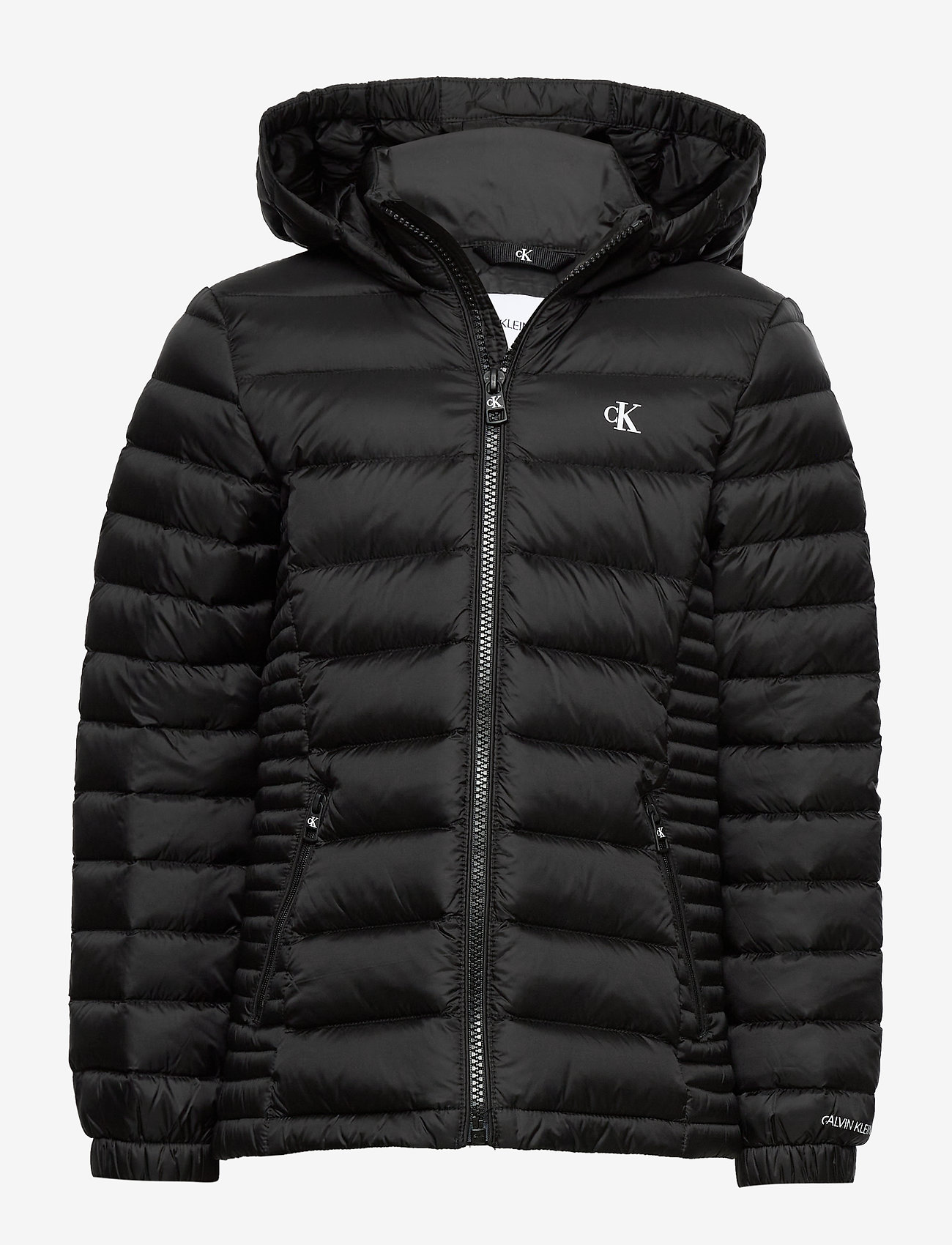 FITTED LIGHT DOWN JACKET - CK BLACK