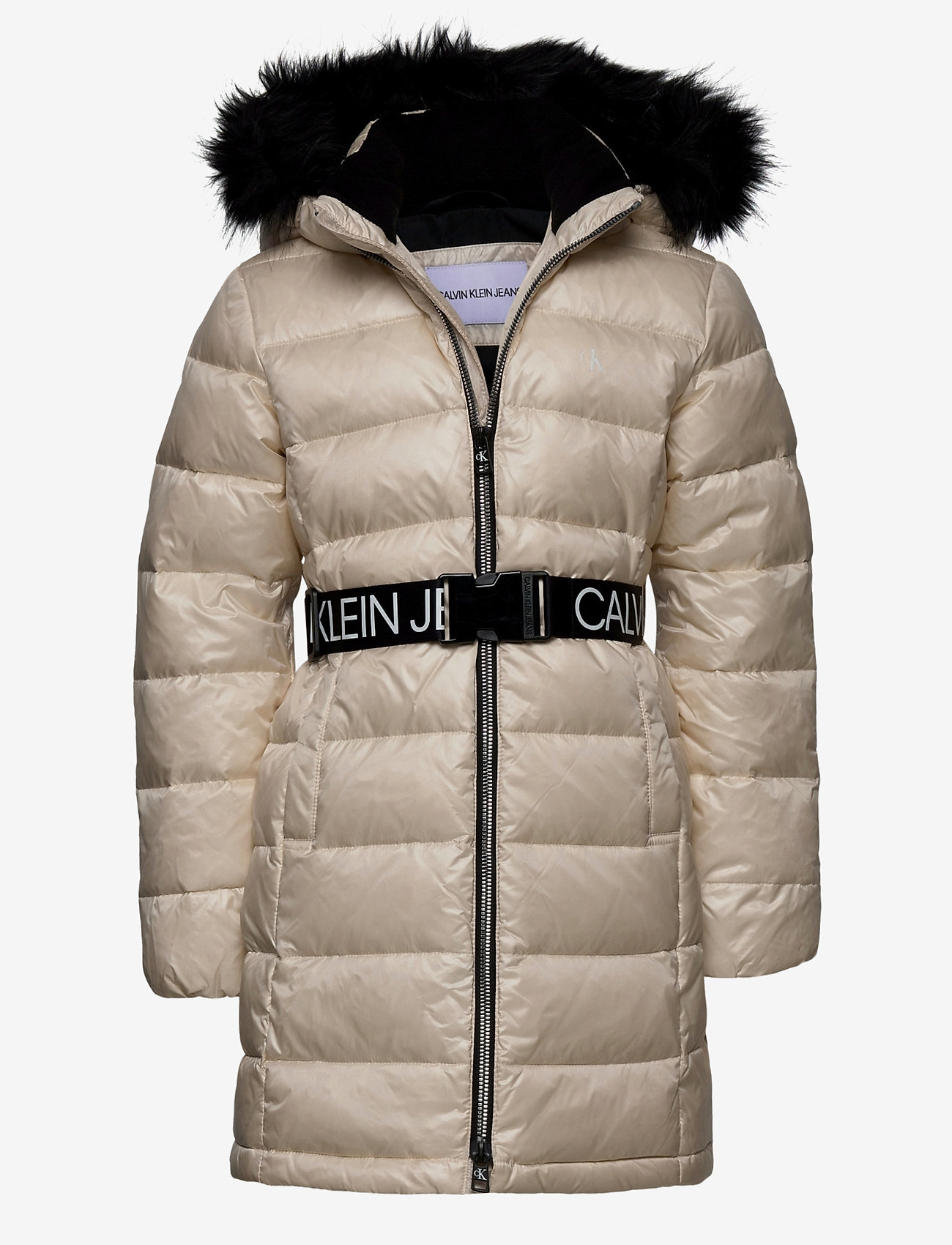 Calvin Klein - ESSENTIAL DOWN LONG COAT - whitecap gray - 0