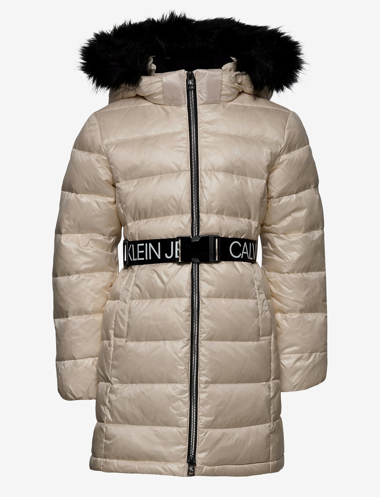 Calvin Klein - ESSENTIAL DOWN LONG COAT - whitecap gray - 1