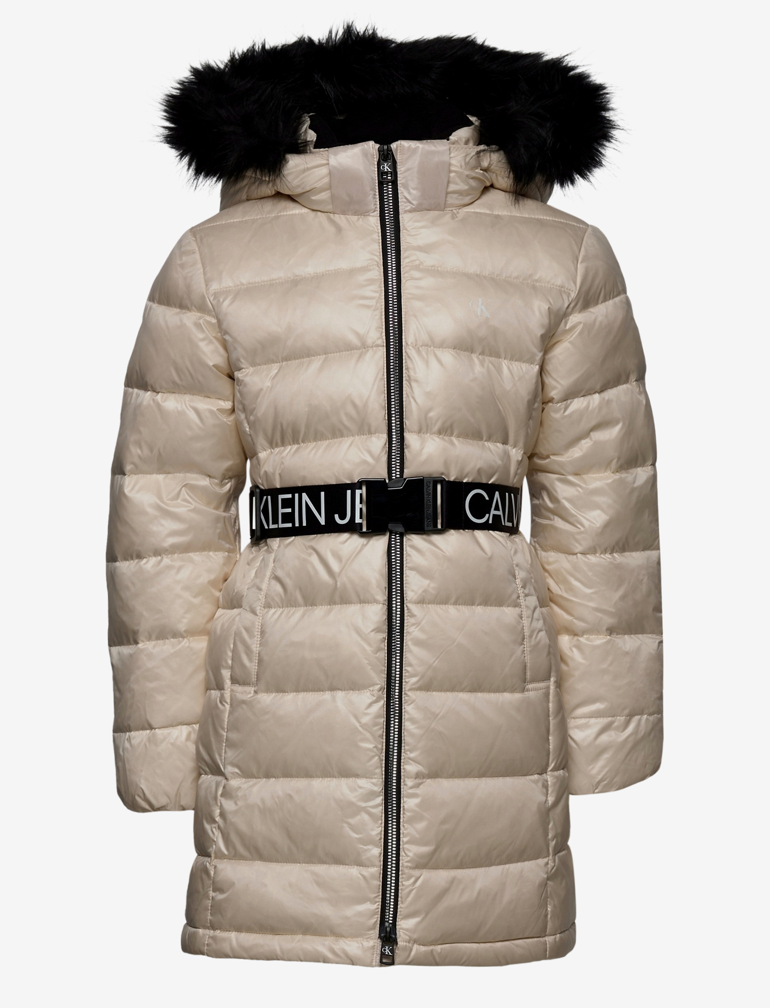 Calvin Klein - ESSENTIAL DOWN LONG COAT - whitecap gray - 1