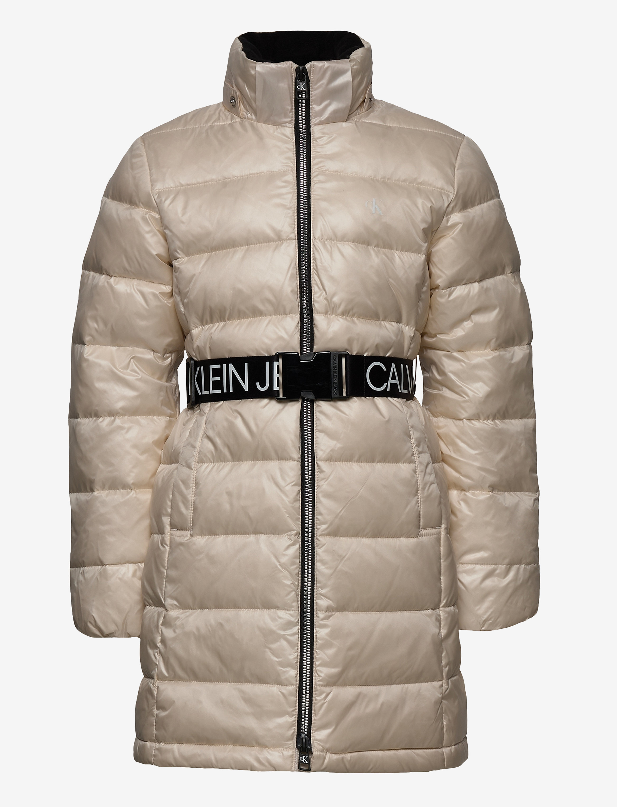 Calvin Klein - ESSENTIAL DOWN LONG COAT - whitecap gray - 3