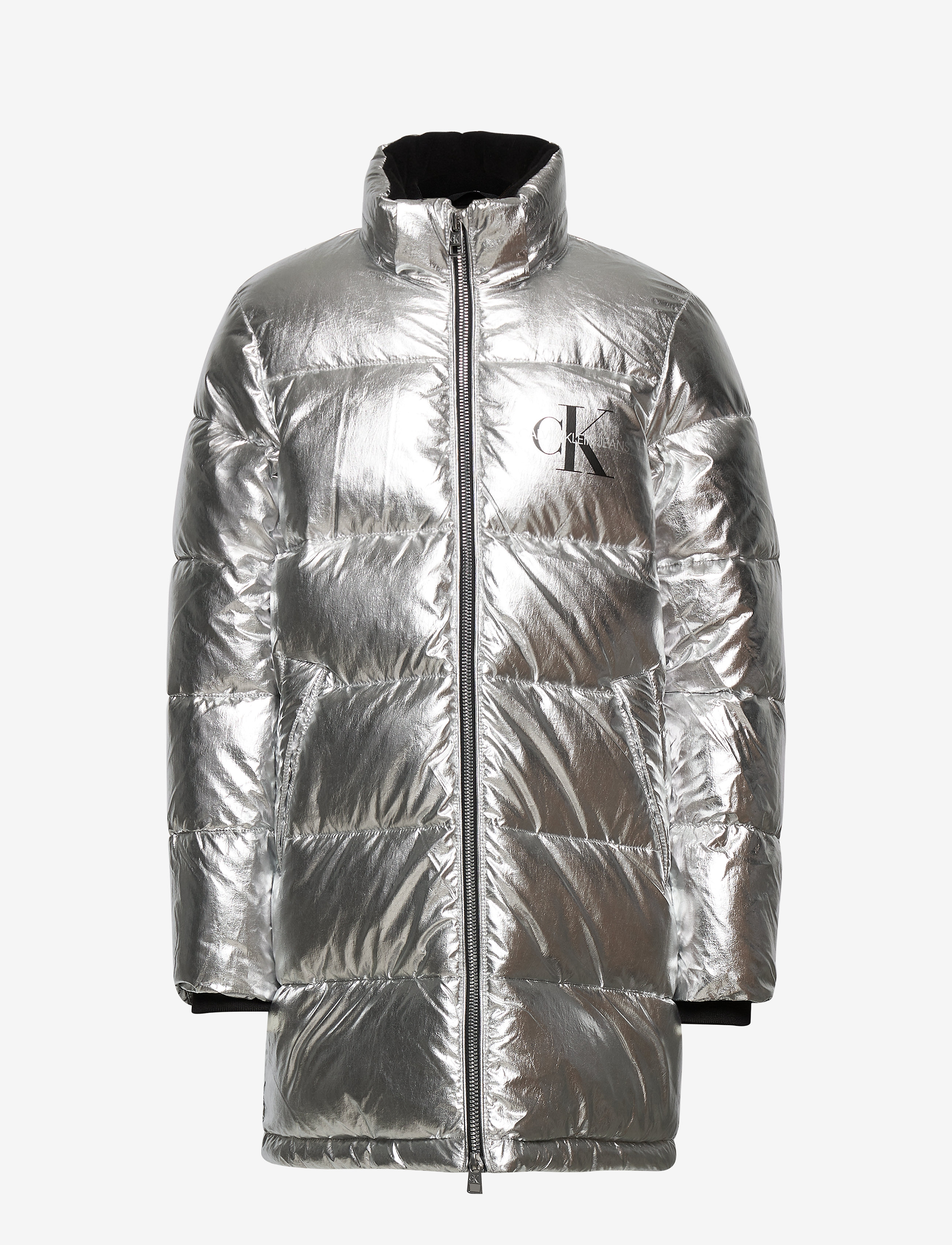 Calvin Klein - SILVER PUFFER LONG COAT - silver metallic - 2