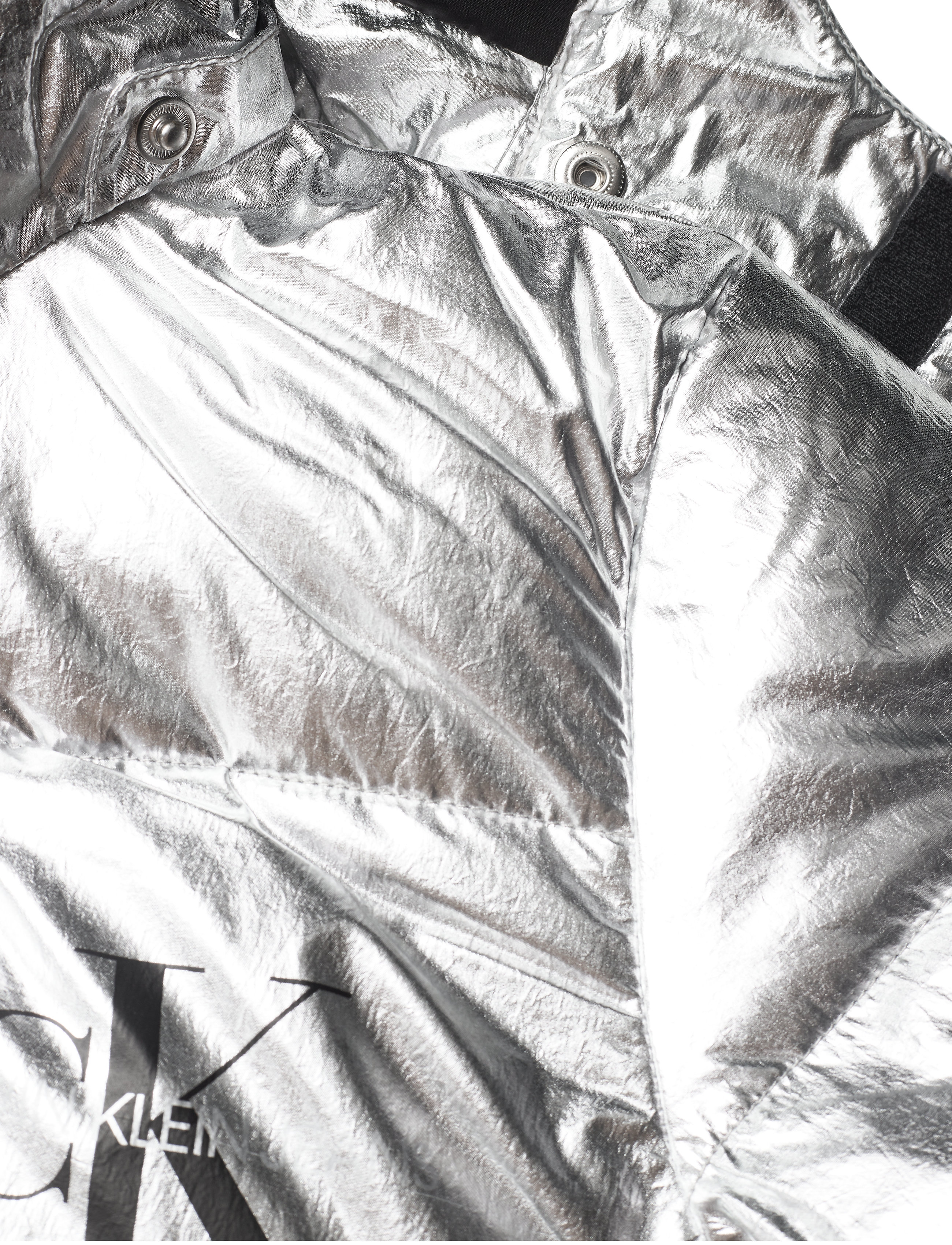 Calvin Klein - SILVER PUFFER LONG COAT - silver metallic - 5