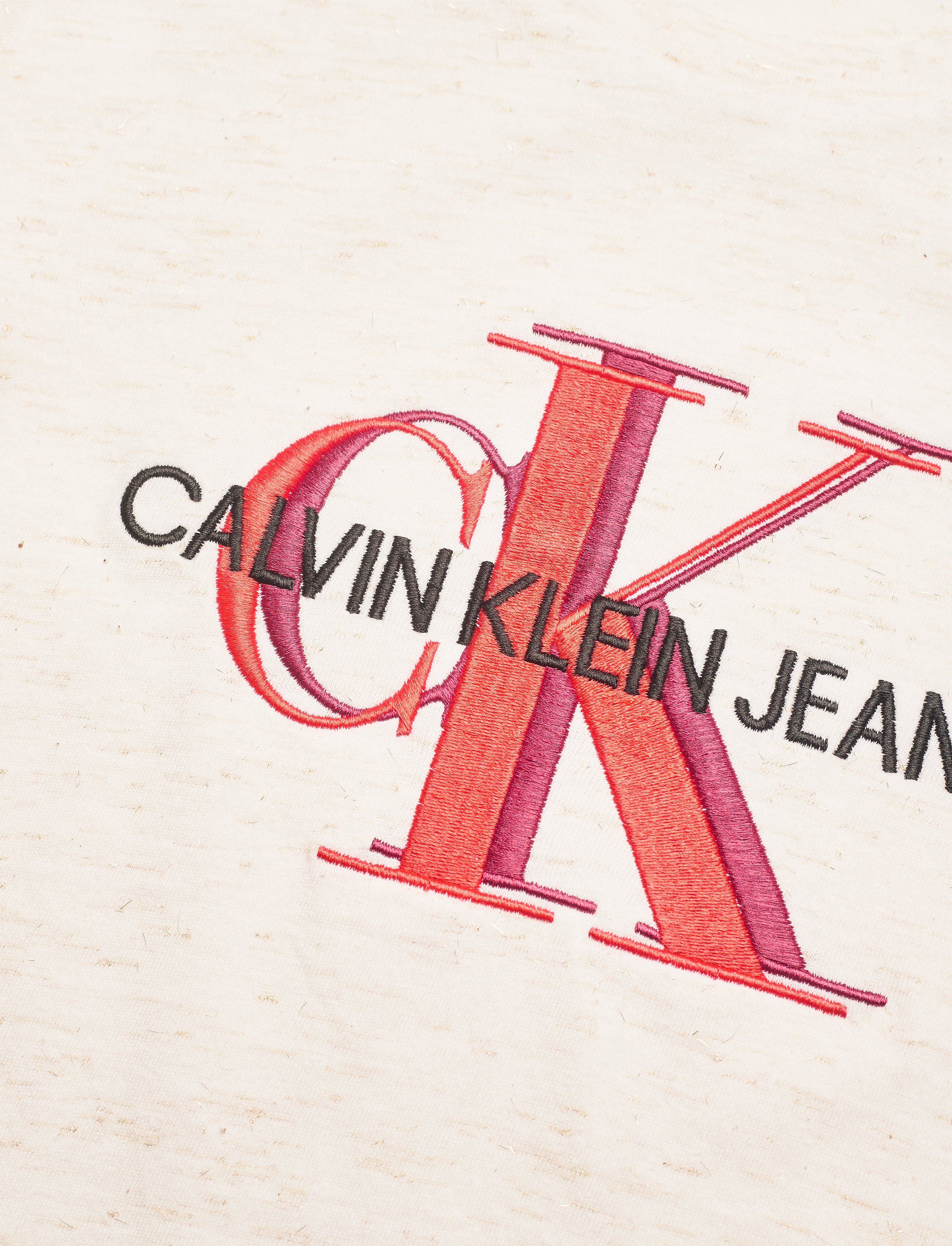 Calvin Klein - OVERLAPPING MONOGRAM T-SHIRT - bright white - 2