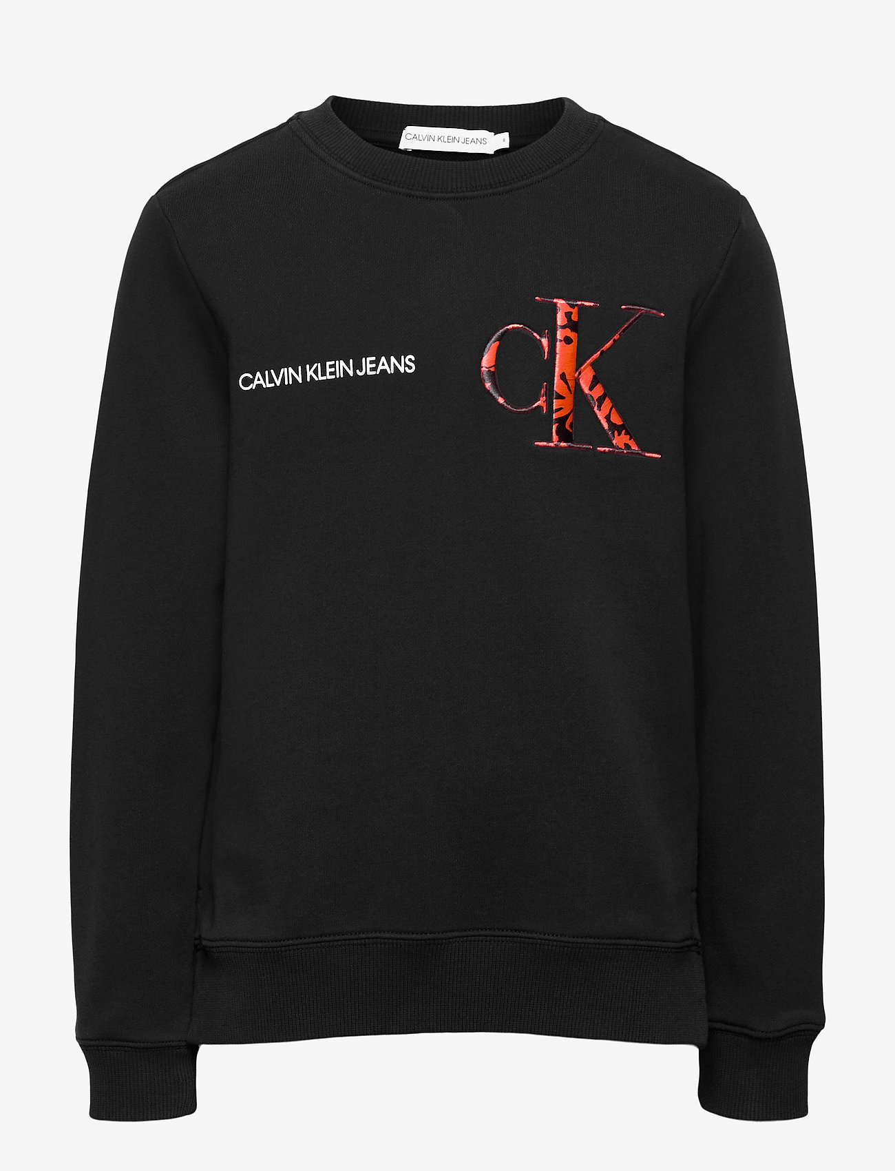 Calvin Klein - RAISED MONOGRAM SWEATSHIRT - ck black - 0