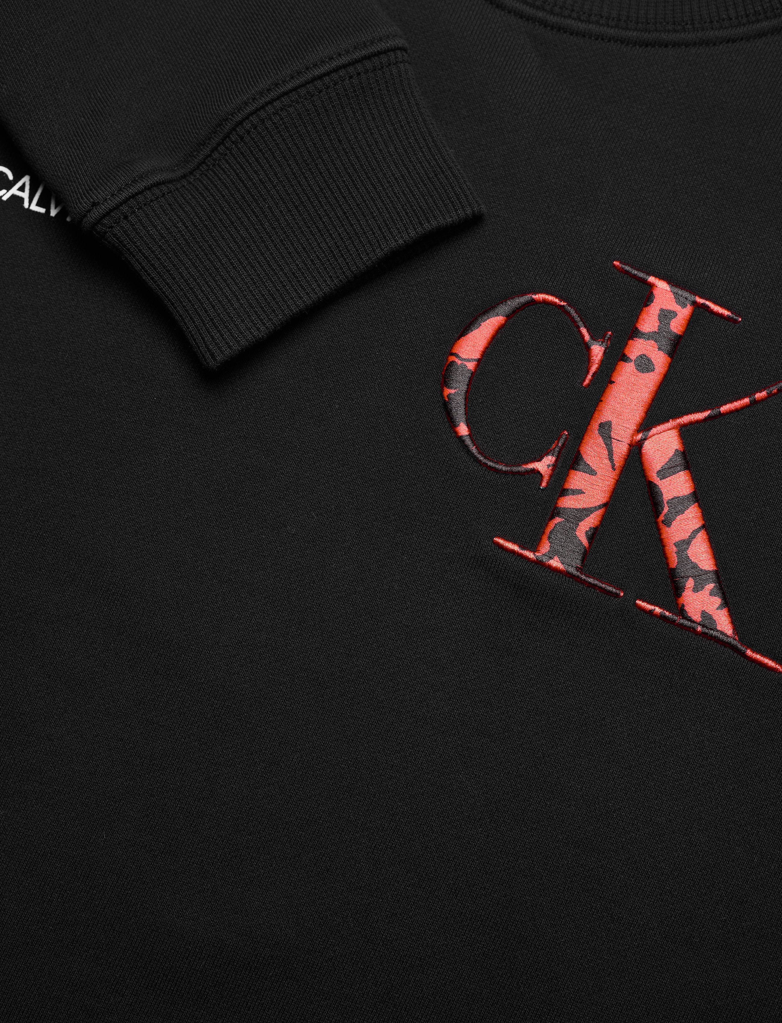 Calvin Klein - RAISED MONOGRAM SWEATSHIRT - ck black - 2