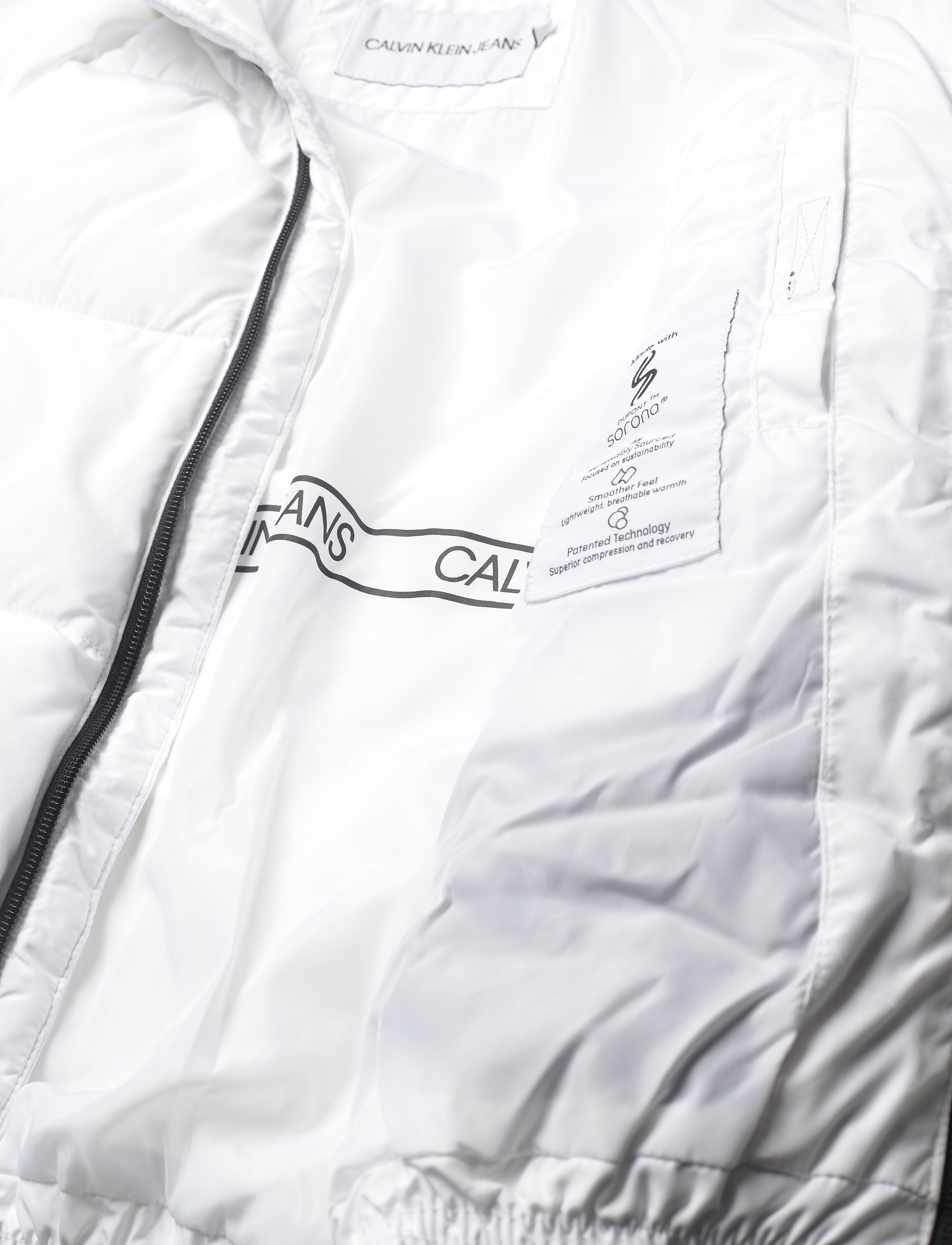 Calvin Klein - RELAXED PUFFER JACKET - bright white - 4