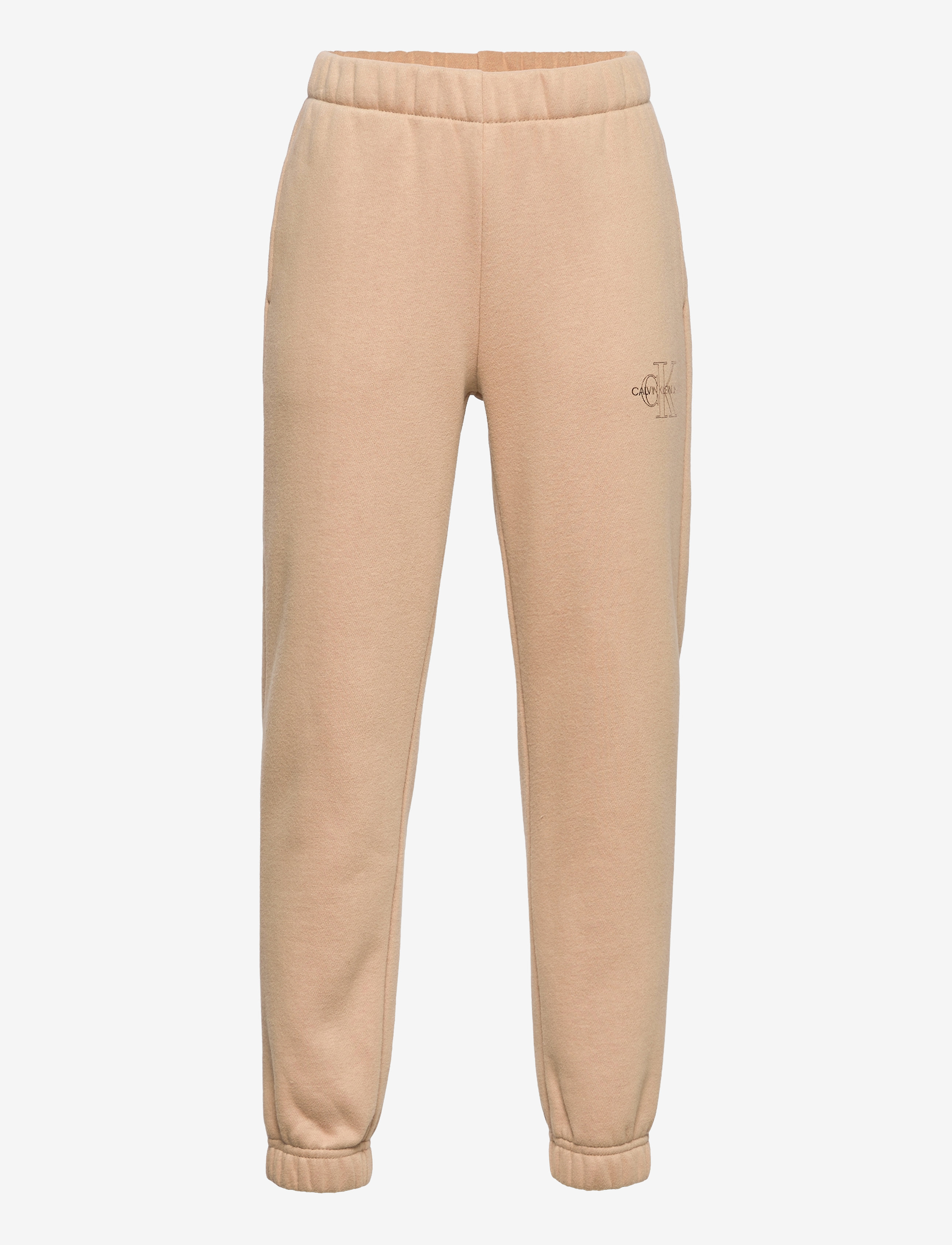 Calvin Klein - MONOGRAM OUTLINE SWEATPANTS - summer stone - 0
