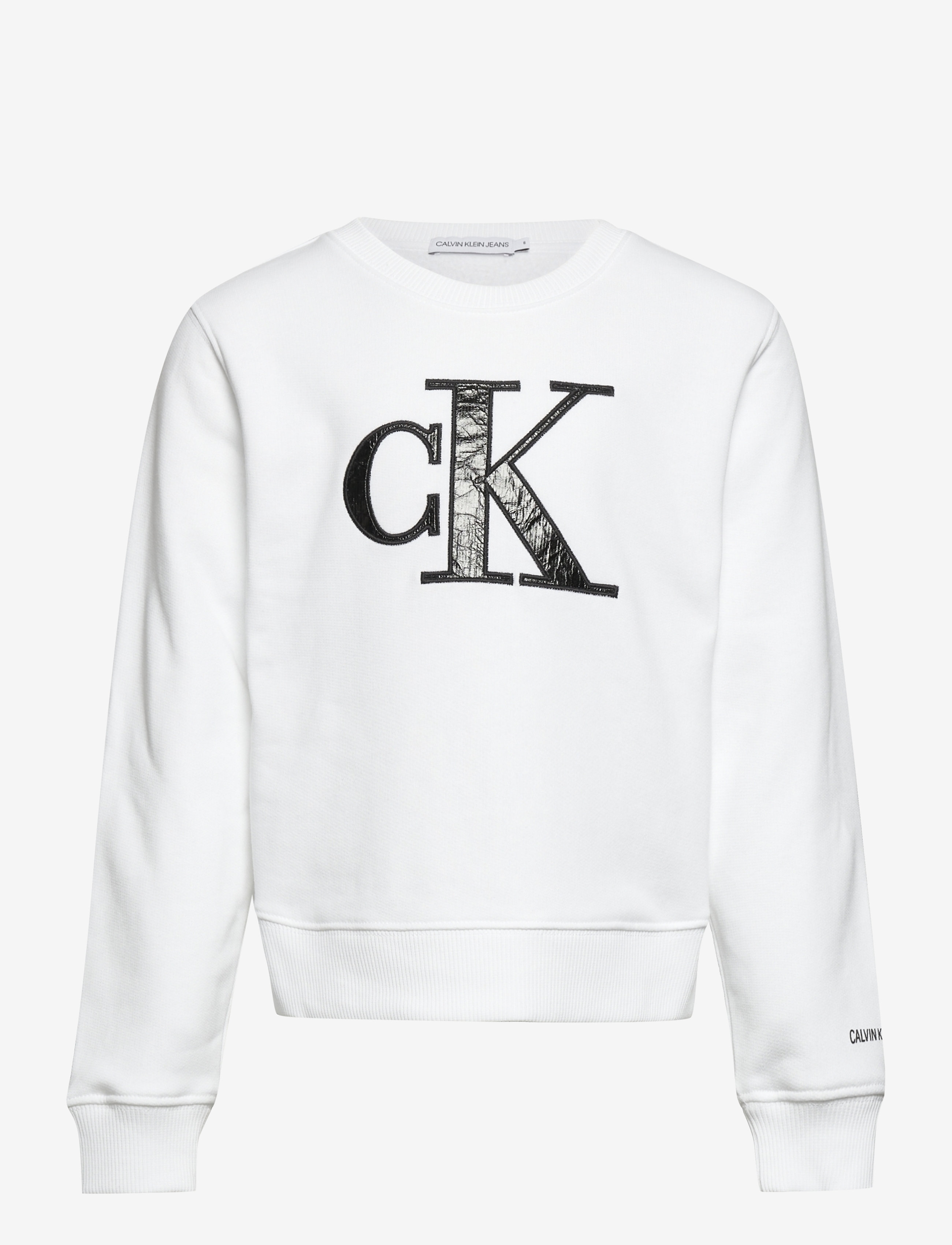 Calvin Klein - PROVOCATIVE MONOGRAM SWEATSHIRT - bright white - 0