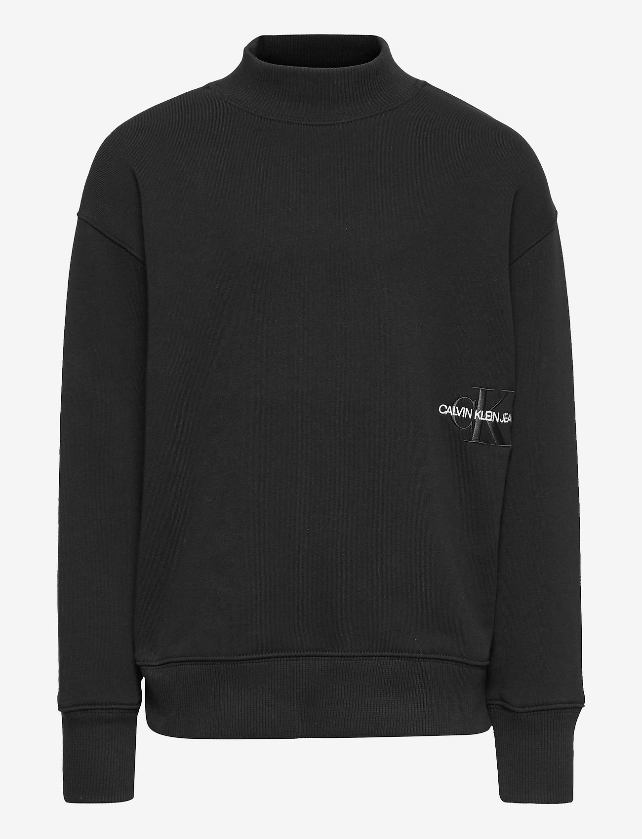 Calvin Klein - MONOGRAM EMBROIDERY SWEATSHIRT - ck black - 0