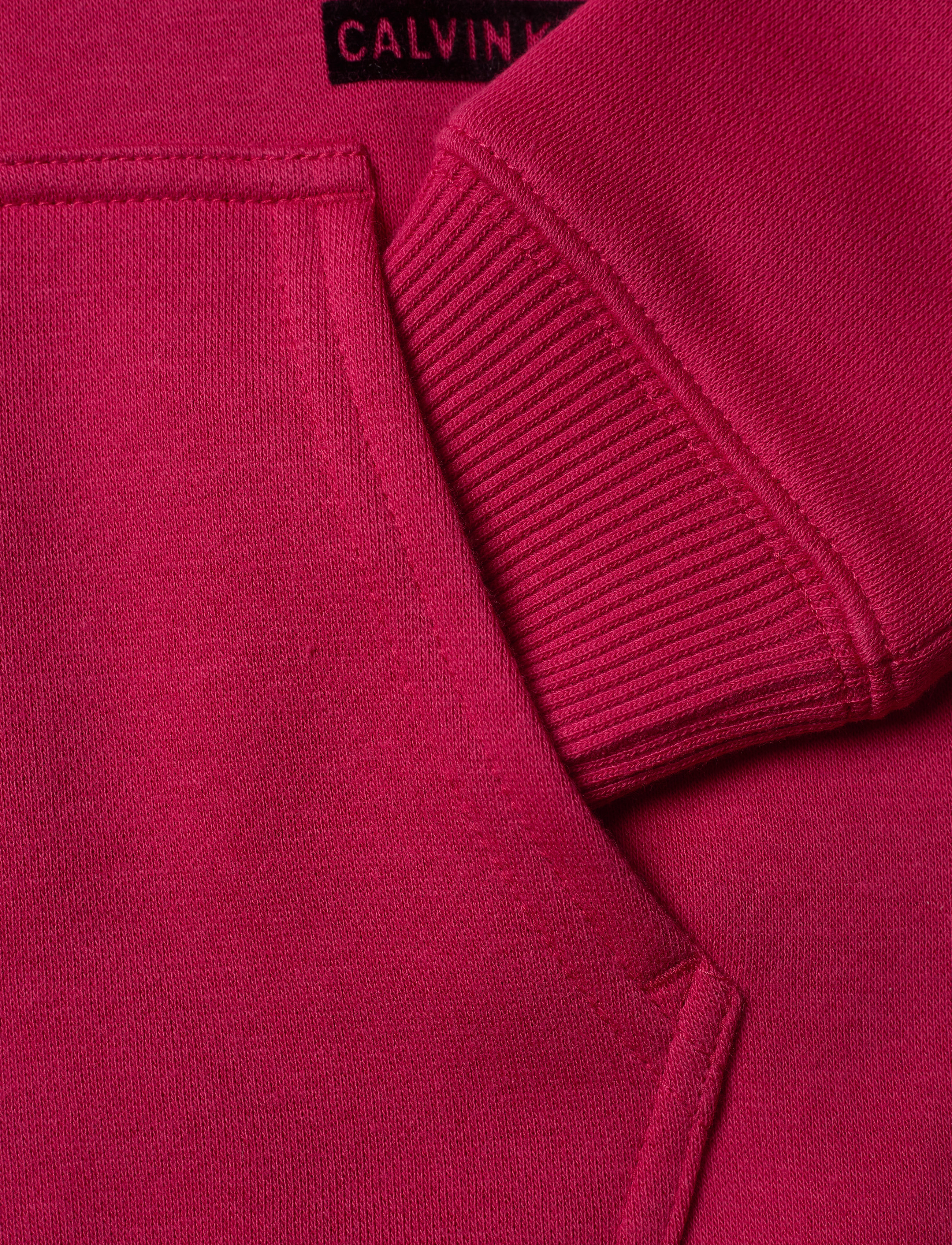 Calvin Klein - MICRO FLOCK RELAXED ZIP THROUGH - raspberry smoothie - 3