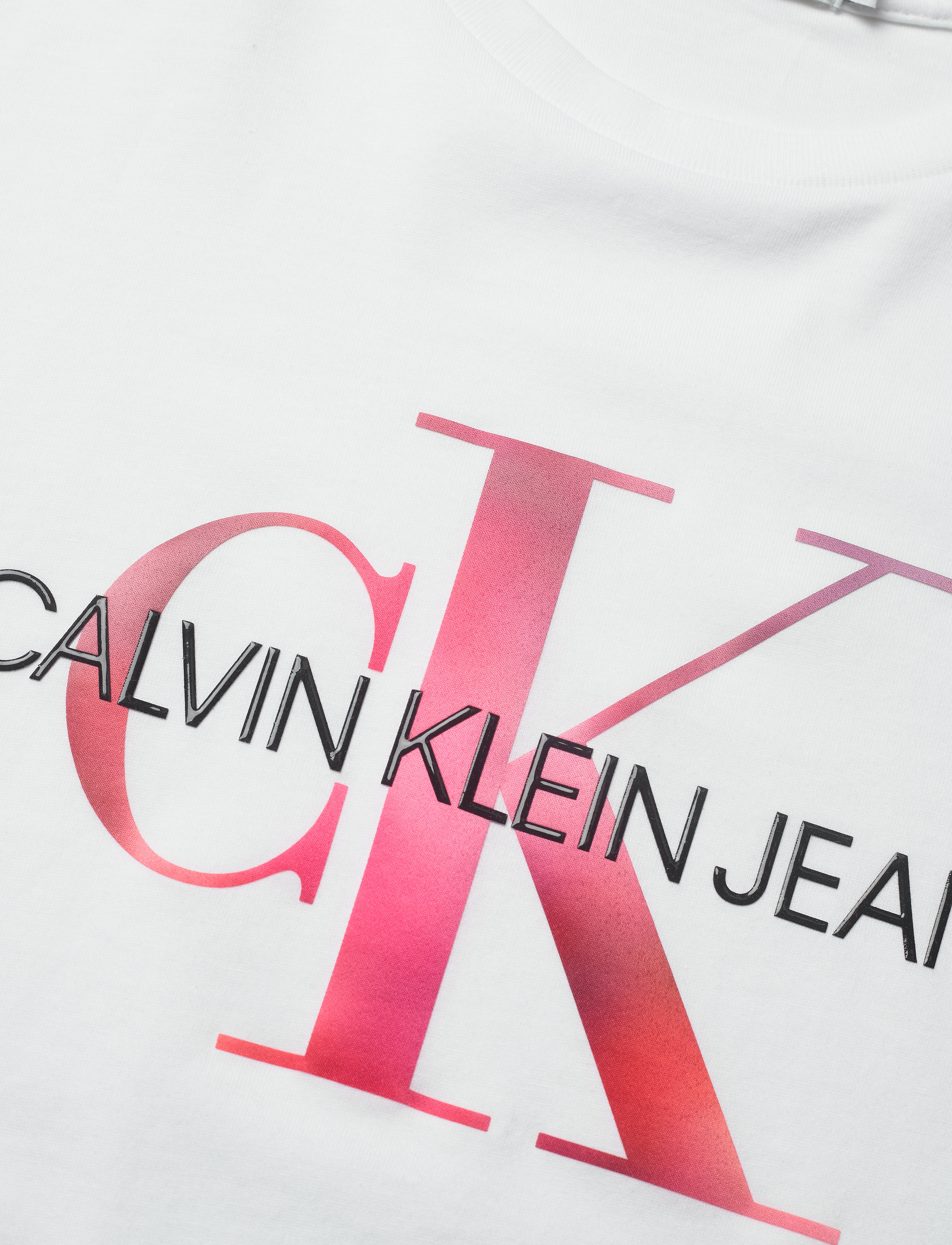 Calvin Klein - DISTORTED MONOGRAM T-SHIRT - bright white - 2