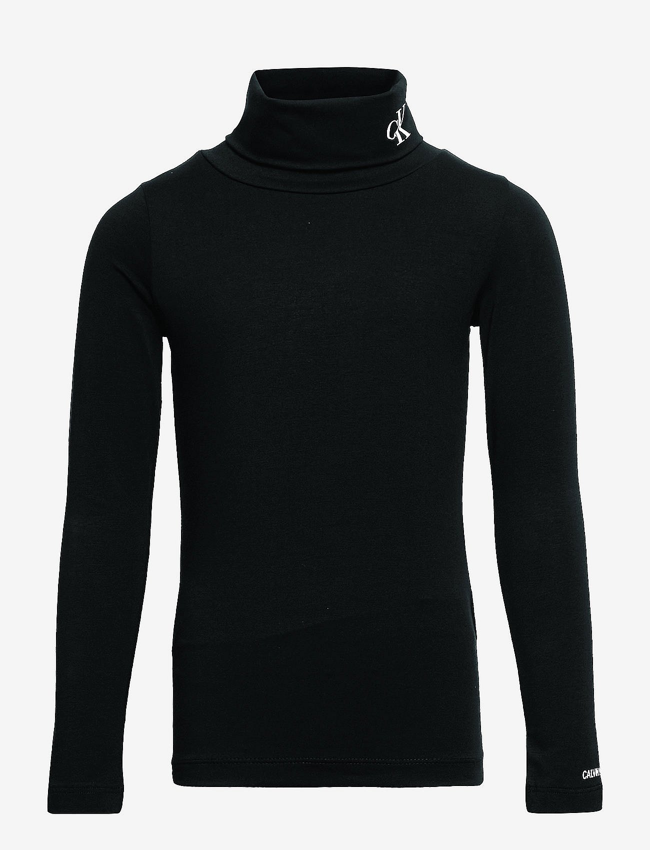 MONOGRAM LS ROLL NECK TOP - CK
