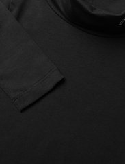 Calvin Klein - MONOGRAM LS ROLL NECK TOP - långärmade t-shirts - ck black - 4