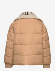 Calvin Klein - LOGO COLLAR PUFFER JACKET - puffer & padded - summer stone - 3