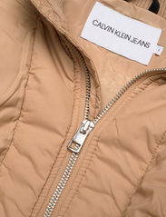 Calvin Klein - LOGO COLLAR PUFFER JACKET - pūkinės striukės - summer stone - 5