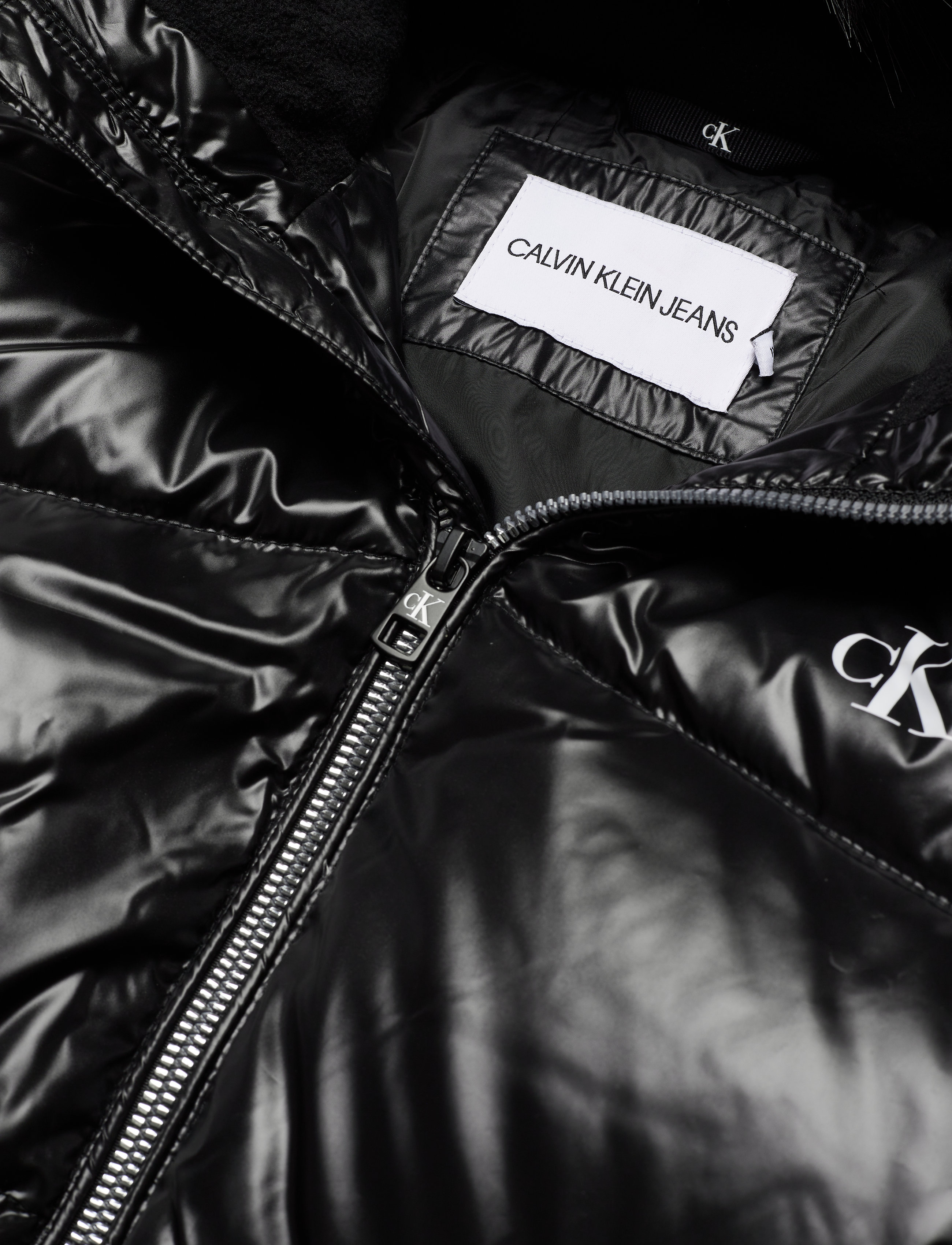 Calvin Klein - BELTED LONG DOWN COAT - ck black - 2