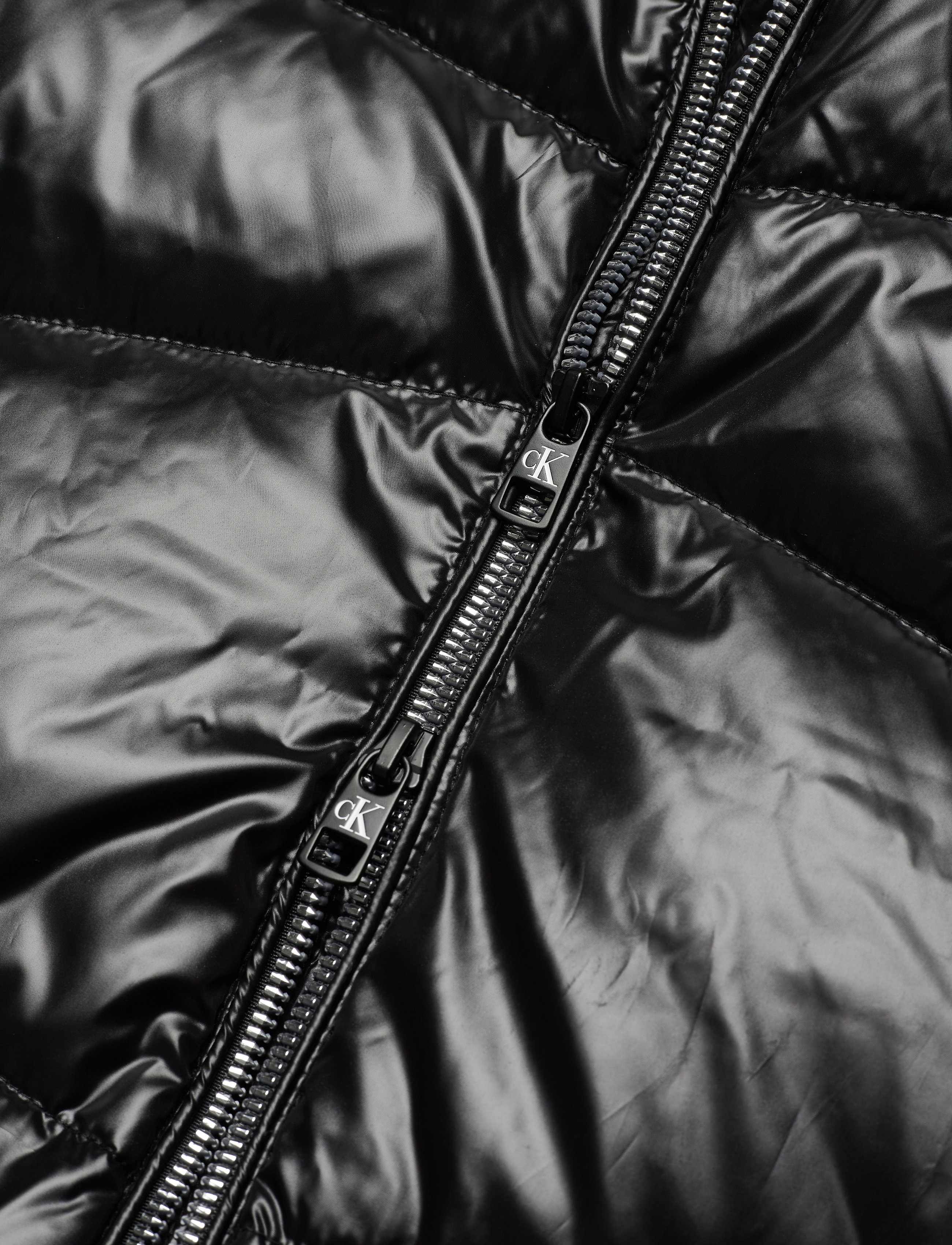 Calvin Klein - BELTED LONG DOWN COAT - ck black - 3