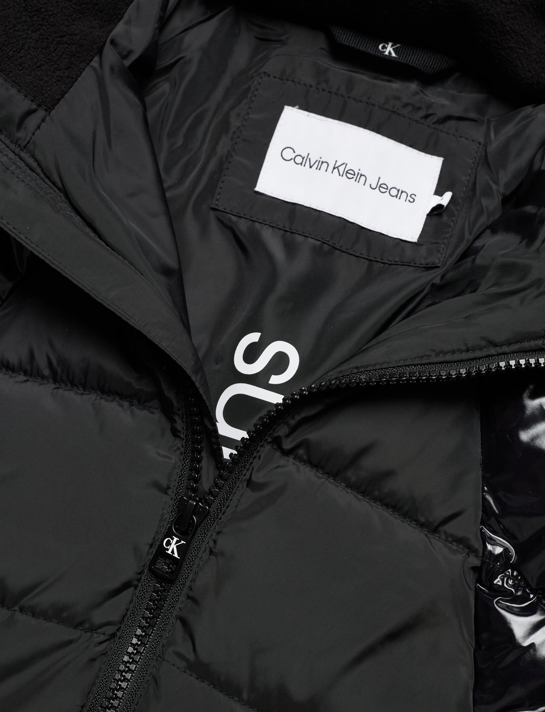 Calvin klein 2025 mixed media jacket