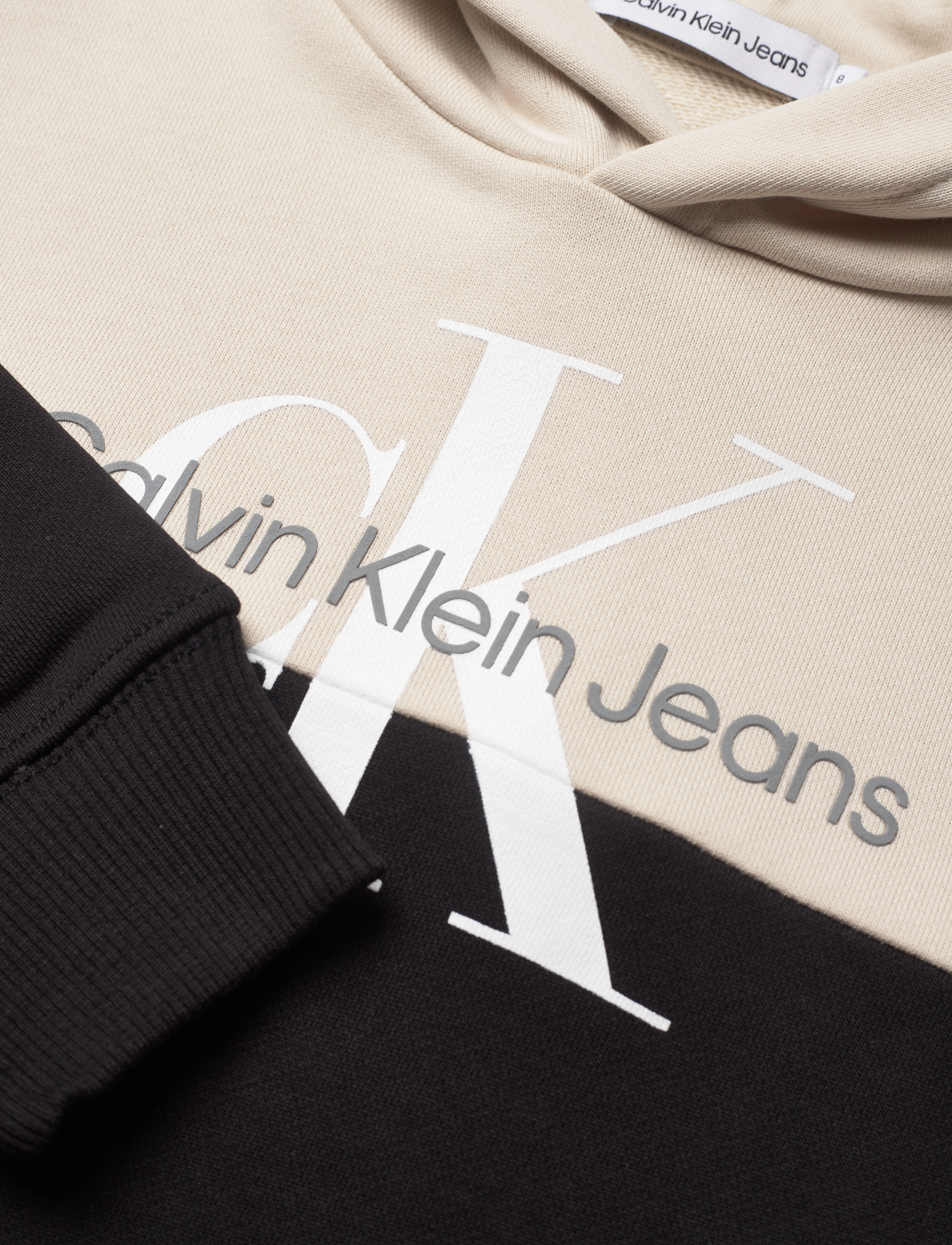 Calvin Klein - COLOUR BLOCK MG HOODIE DRESS - ck black - 2