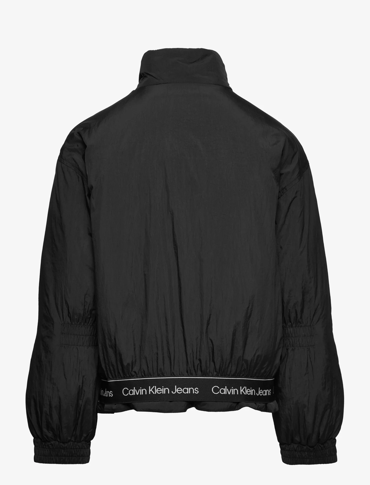 Calvin Klein - LOGO TAPE WINDBREAKER - spring jackets - ck black - 1