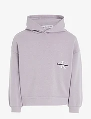 Calvin Klein - MONOGRAM OFF PLACED HOODIE - hoodies - lavender aura - 0