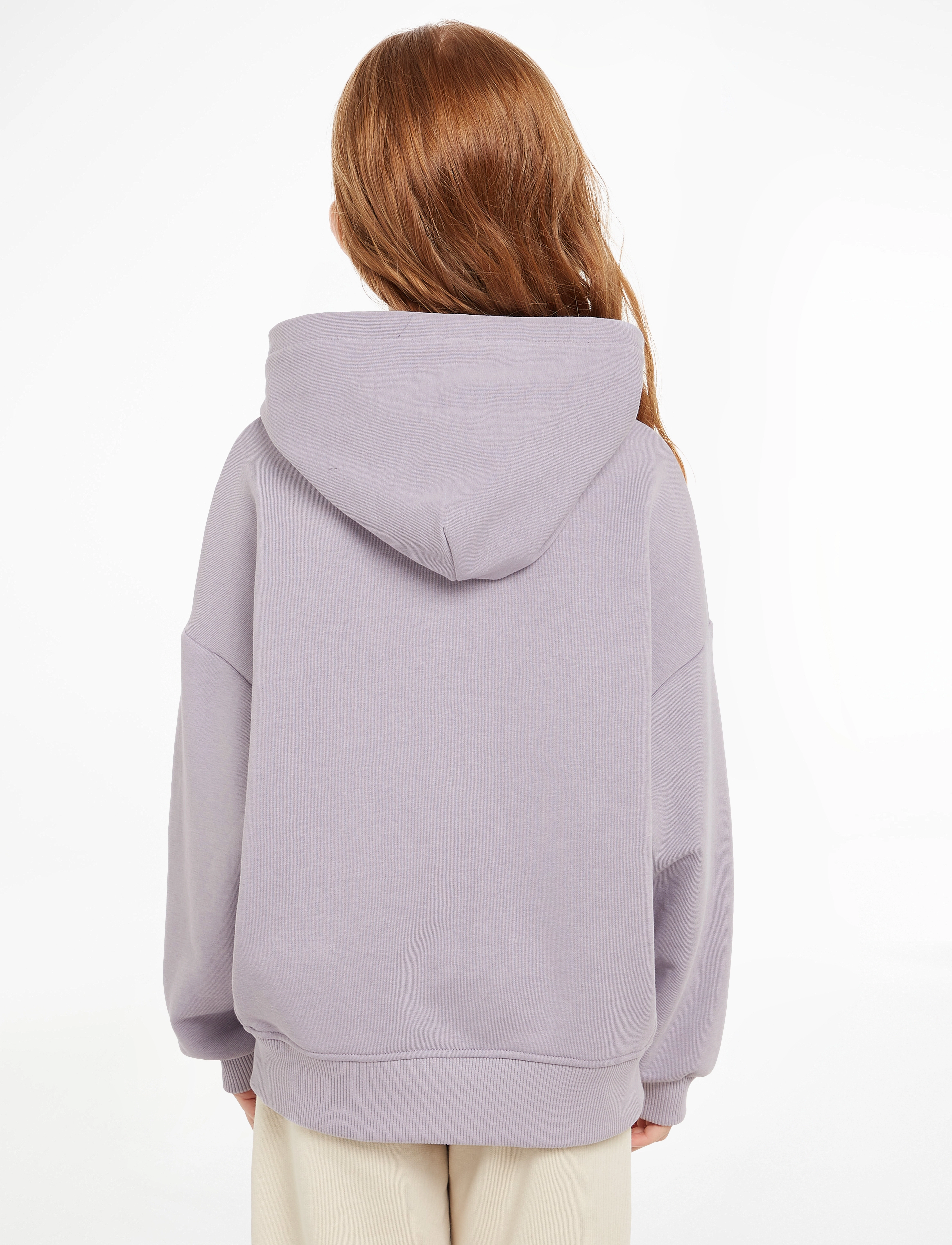Calvin Klein - MONOGRAM OFF PLACED HOODIE - lavender aura - 3