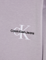 Calvin Klein - MONOGRAM OFF PLACED HOODIE - huvtröjor - lavender aura - 7