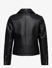 Calvin Klein - FAUX LEATHER JACKET - kevättakit - ck black - 2