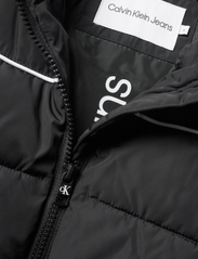 Calvin Klein - LOGO TAPE BELT JACKET - wyściełana kurtka - ck black - 2