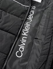 Calvin Klein - LOGO TAPE BELT JACKET - wyściełana kurtka - ck black - 4