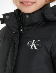 Calvin Klein - CK LONG PUFFER COAT - wyściełana kurtka - ck black - 3