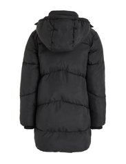 Calvin Klein - CK LONG PUFFER COAT - wyściełana kurtka - ck black - 4