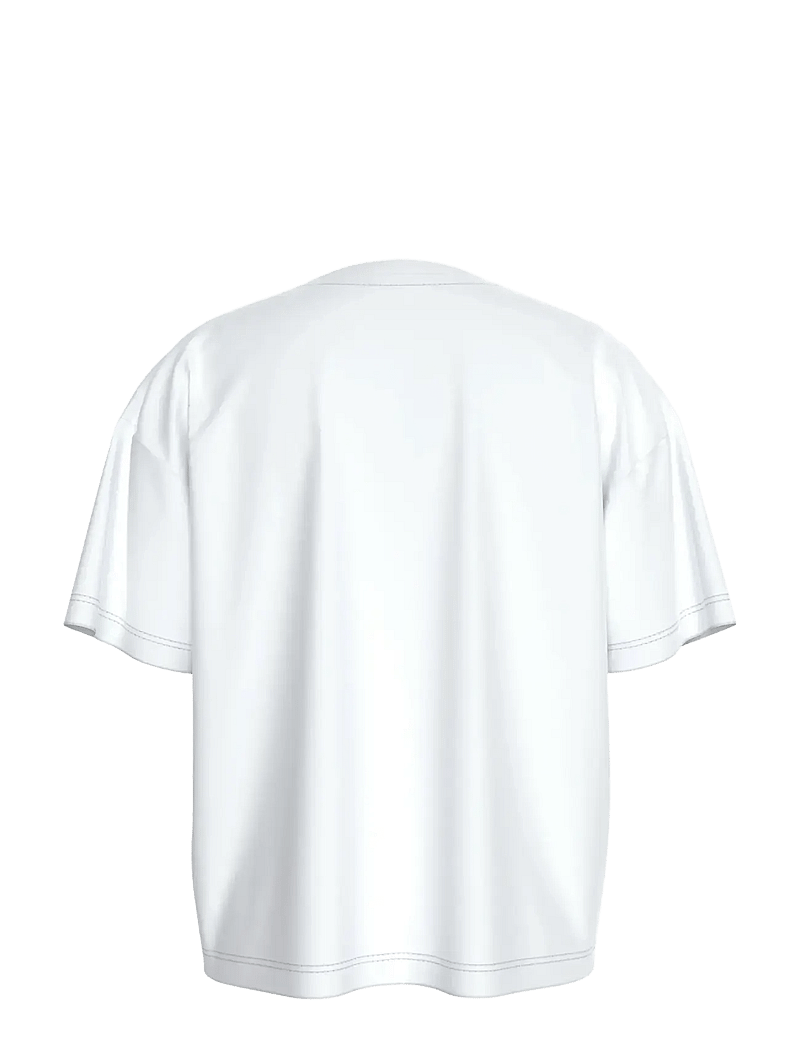 Calvin Klein - CK LOGO BOXY T-SHIRT - lyhythihaiset t-paidat - bright white - 2