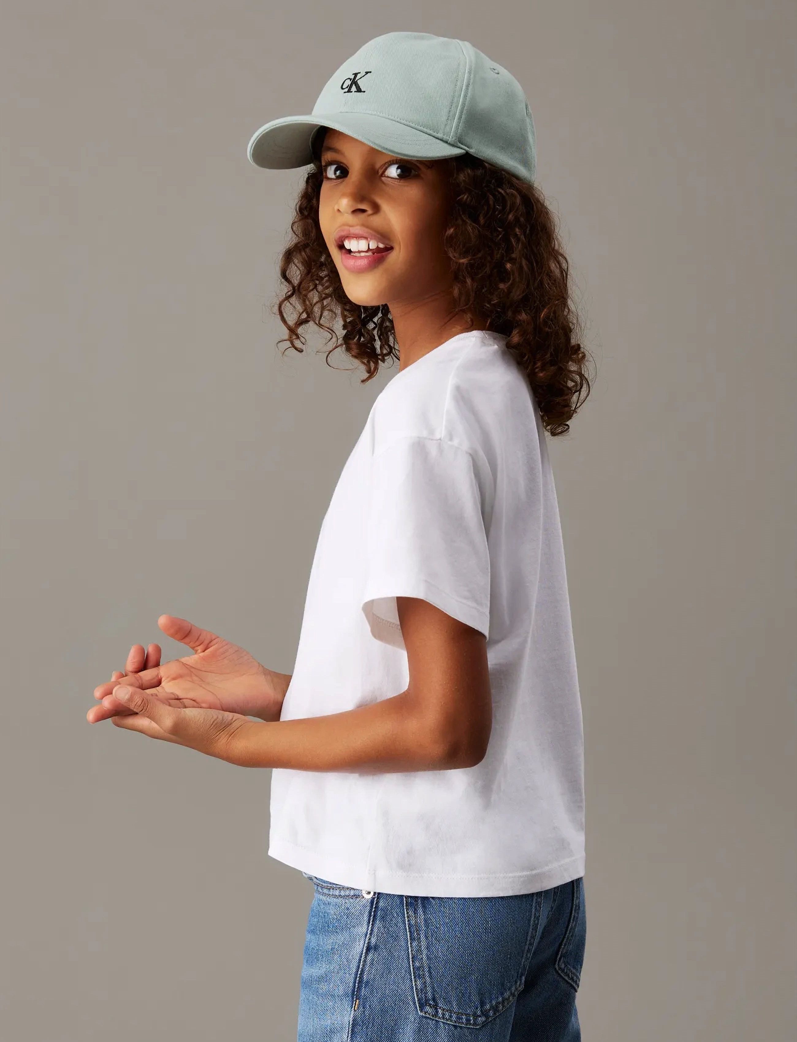 Calvin Klein - CK LOGO BOXY T-SHIRT - bright white - 3