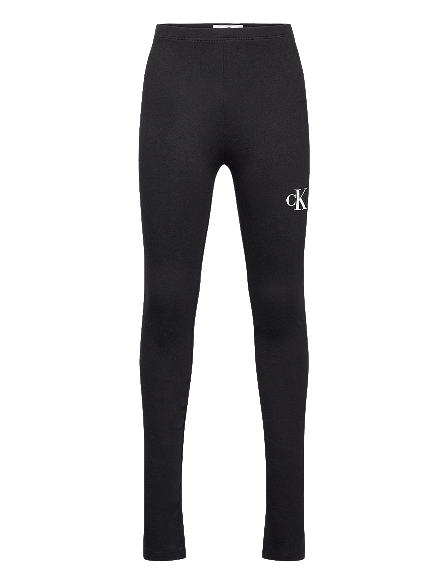 Calvin Klein - CK LOGO LEGGING - leggings - ck black - 1