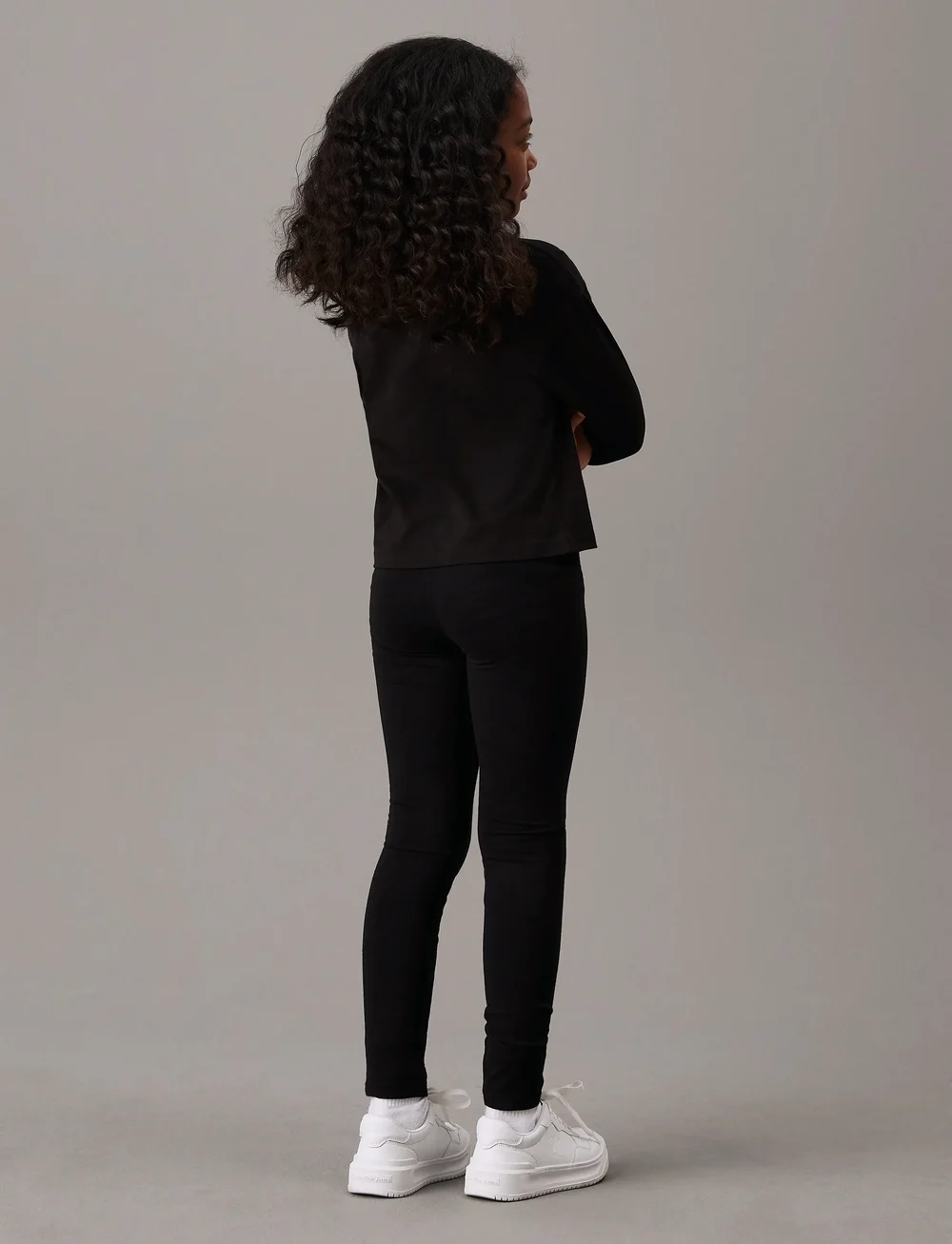 Calvin Klein - CK LOGO LEGGING - leggings - ck black - 4