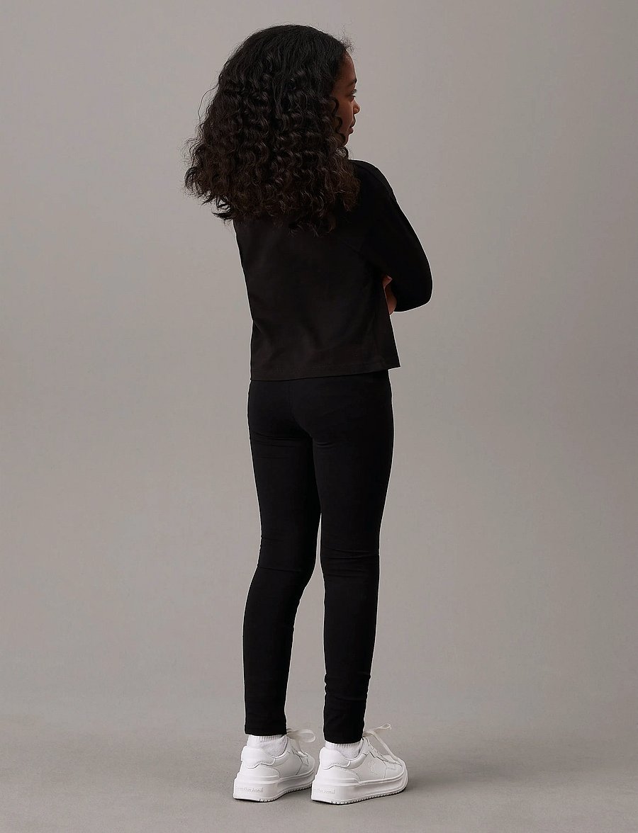 Calvin Klein - CK LOGO LEGGING - leggings - ck black - 4