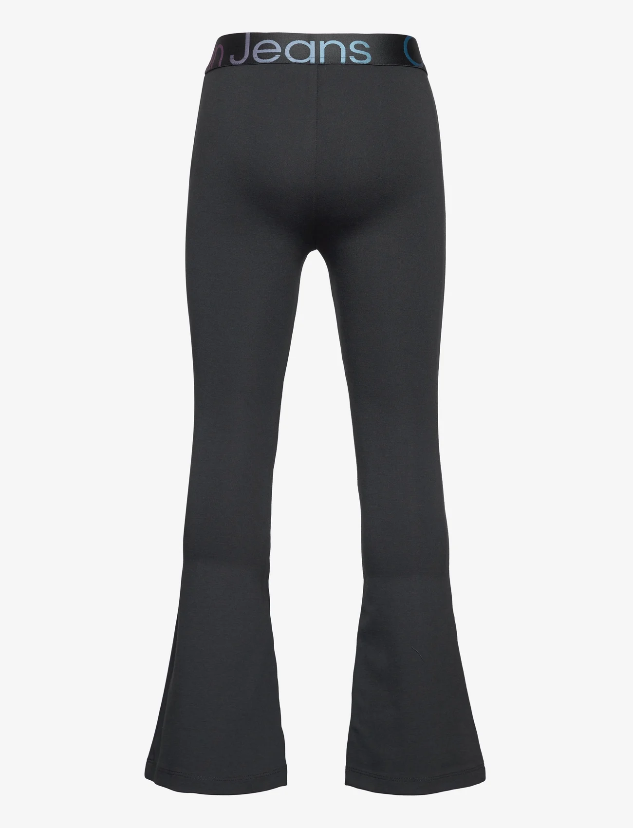 Calvin Klein - PUNTO TAPE FLARE PANTS - byxor - ck black - 1