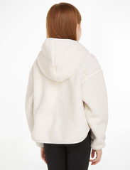 Calvin Klein - TEDDY HWK ZIP THROUGH - fleece-jakke - ivory - 2