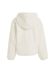 Calvin Klein - TEDDY HWK ZIP THROUGH - fleece jacket - ivory - 4