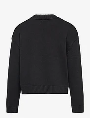 Calvin Klein - FLUFFY MONOGRAM SWEATER - tröjor - ck black - 1