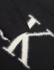 Calvin Klein - FLUFFY MONOGRAM SWEATER - tröjor - ck black - 2