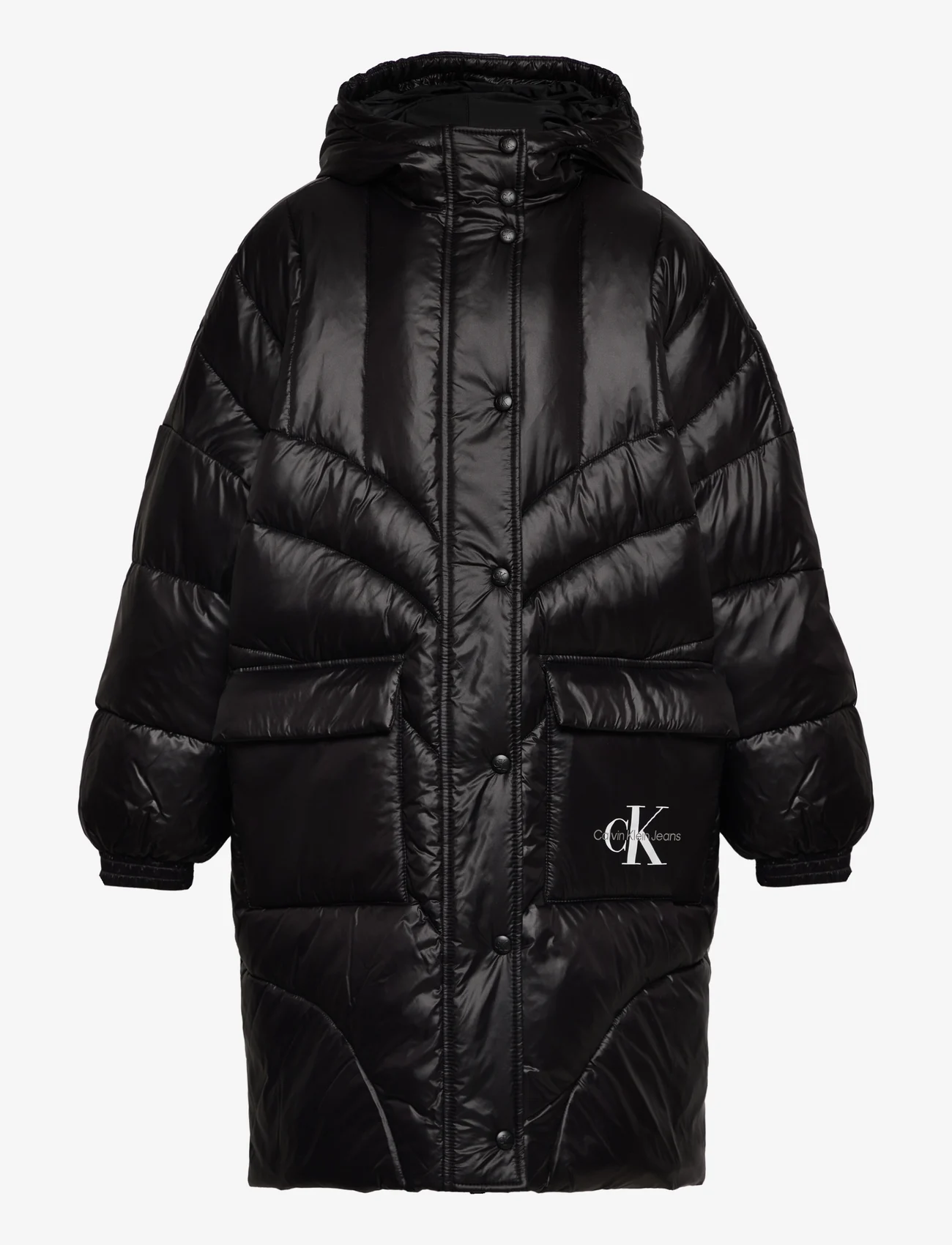 Calvin Klein - OVERSIZED DUVET PADDED COAT - dunjakker og fôrede jakker - ck black - 0