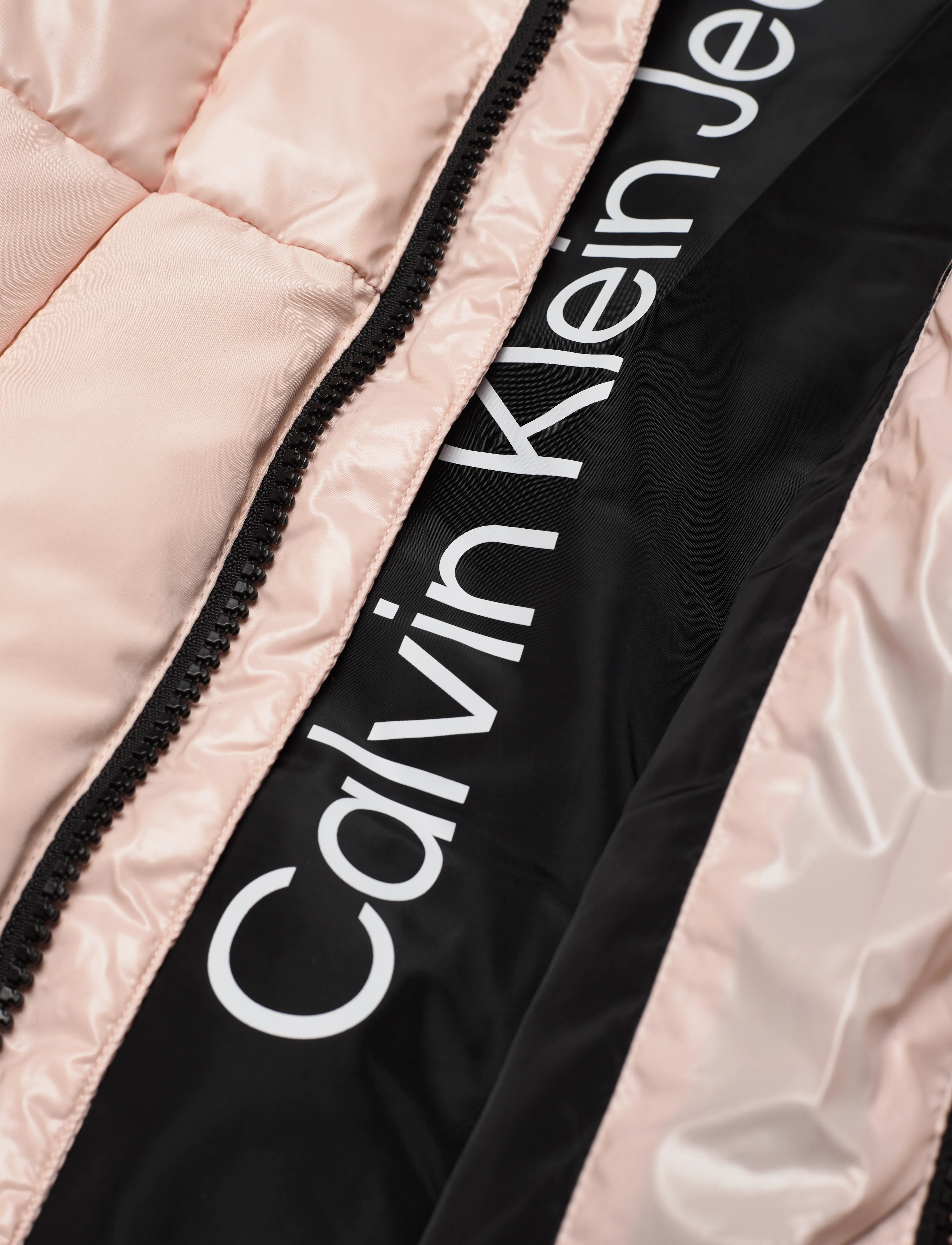 Calvin Klein - LONG BELTED PUFFER COAT - rose clay - 5