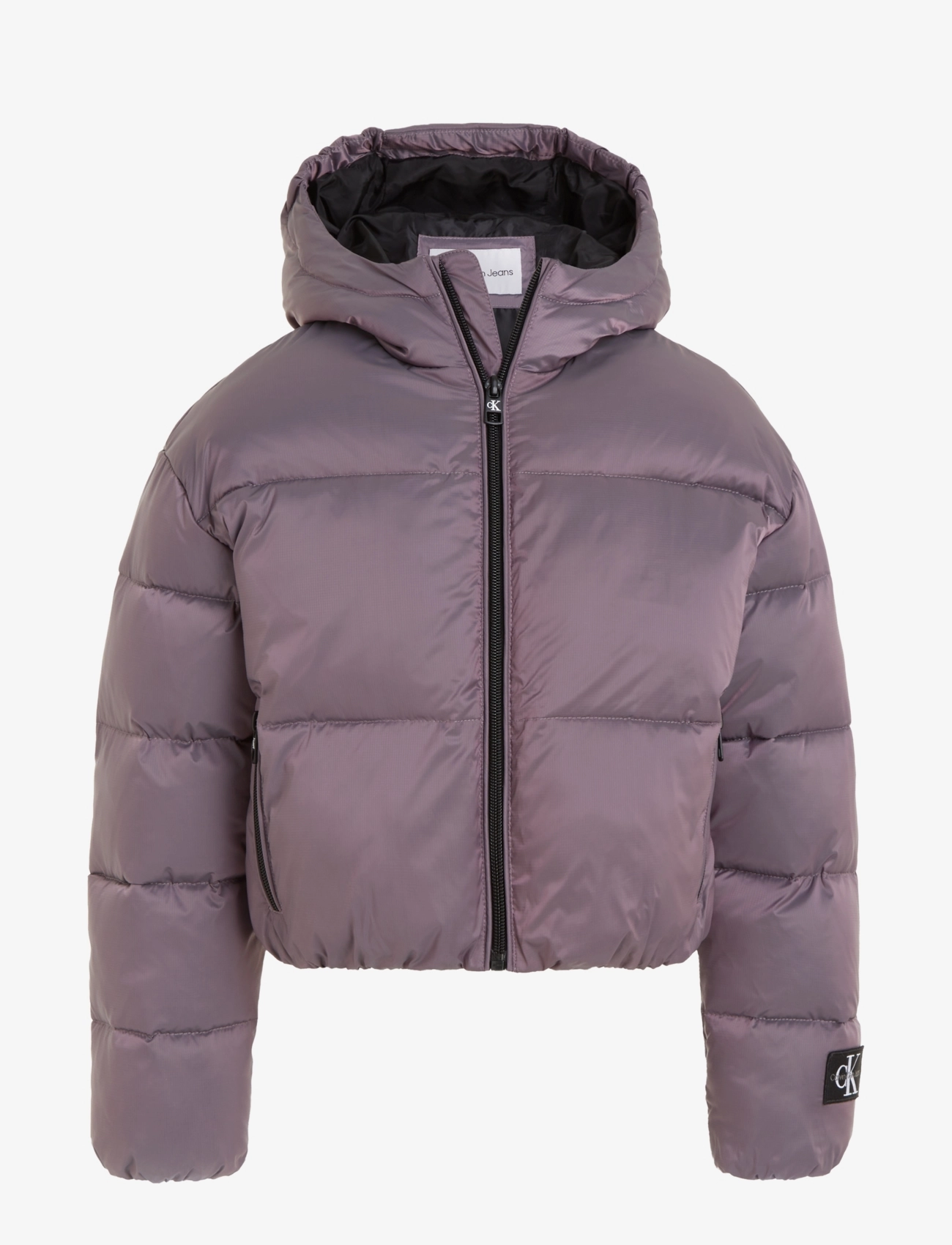 HYPER TWO TONE PADDED BOMBER - AMARANTH