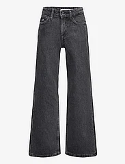Calvin Klein - HR WIDE LEG OPTIC WASHED BLACK - brede jeans - optic washed black - 0