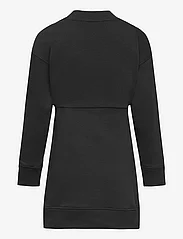Calvin Klein - METALLIC MONOGRAM HWK DRESS - sukienki codzienne z długim rękawem - ck black - 1
