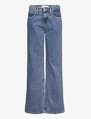 Calvin Klein - HR WIDE LEG MID BLUE RIGID - wide leg jeans - mid blue rigid - 0